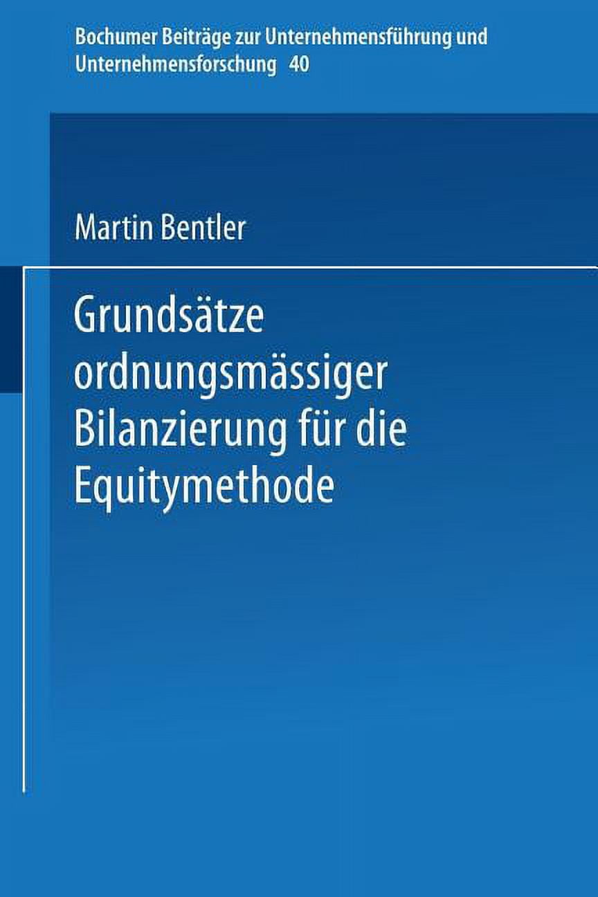 Bochumer Beiträge Zur Unternehmensführung Und Unternehmensfo ...