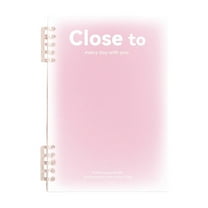 Qholemyo B5 Horizontal Thickened Coil Notebook Excerpt Colorful Plastic Cover Student Notebook Quality Writing Paper No Additive