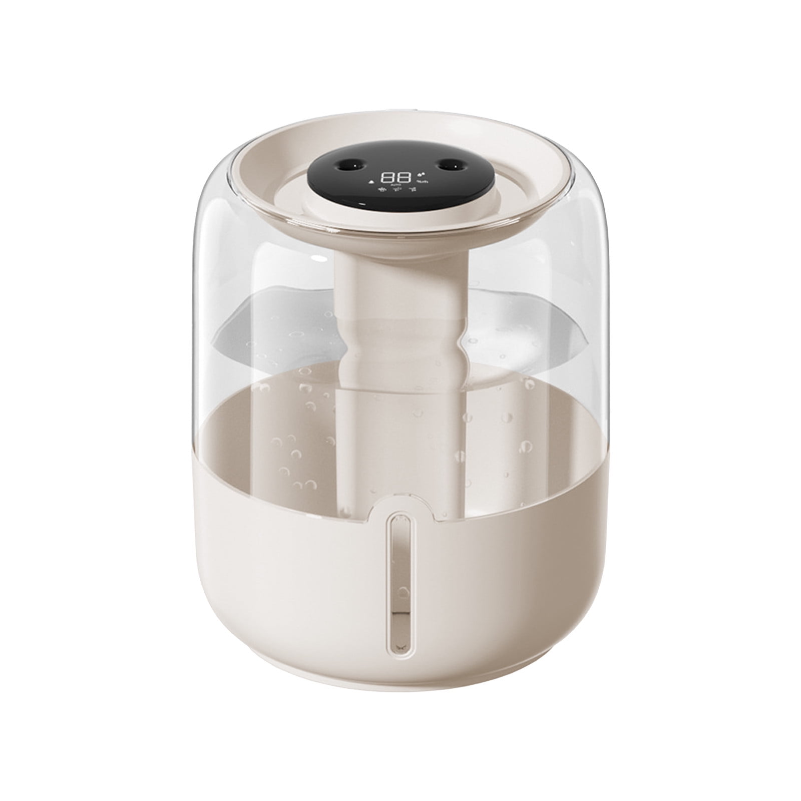 Qholemyo Large Capacity Double Spray USB Household Mute Large Direction Humidifier Digital Display Desk Night Light Humidifier