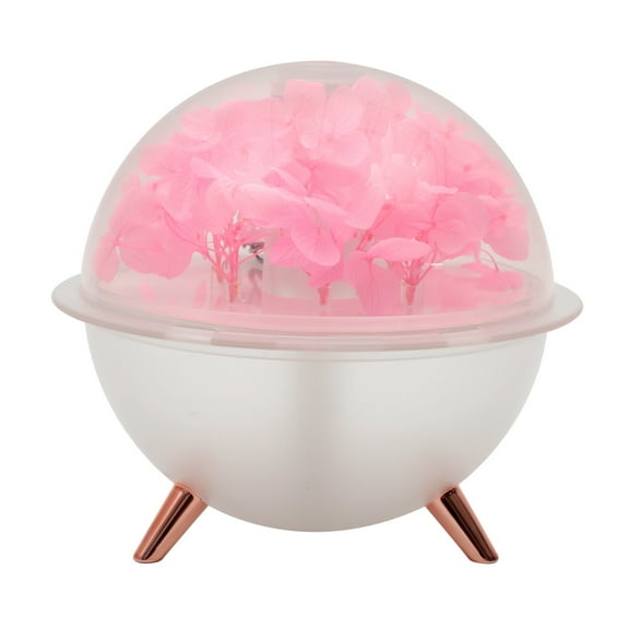 Qholemyo New Eternal Flower Humidifier Light Hydrating Device Humidifier Flower Arrangement DIY Festival Gift