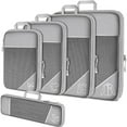 thumbnail image 1 of Qholemyo Packing Cubes Set Of 5 Compression Suitcase Luggage Organizer Bags For Travel Accessories, 1 of 3