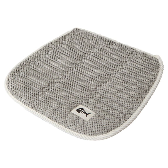 Qholemyo Plush Warm Cushion Solid Wood Stool Chair Cushion Office Sedentary Fart Cushion Home Dining Chair Cushion Butt Seat Cushion Chair Cushion