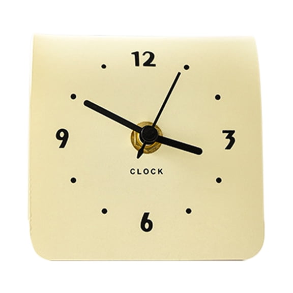 Qholemyo Small Clock Decorative Ornaments Desktop Clock Living Room Modern Easy Tabletop Desktop Clock Home Decoration Batteries Are Not Included