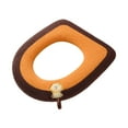 thumbnail image 1 of Qholemyo Thickened Toilet Seat Household Gasket For All Seasons Winter Toilet Cover Washable Cartoons Toilet Seat Cushion Toilet Seat Cover, 1 of 6