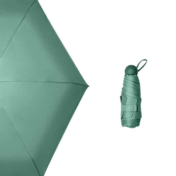 Qholemyo Ultralight Sun Umbrella UV Protection Women Small Umbrella For Backpack Portable Capsule Umbrella Mini Fold Umbrella For Sunny And Rainy Days Travel Essentials
