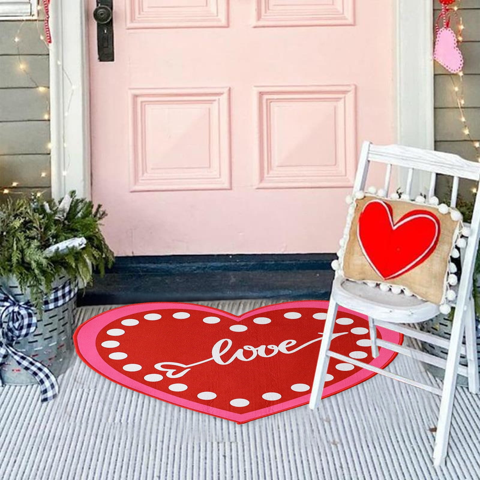 Bocqde Valentines Day Decorations Valentine's Day Carpet Three Sizes ...