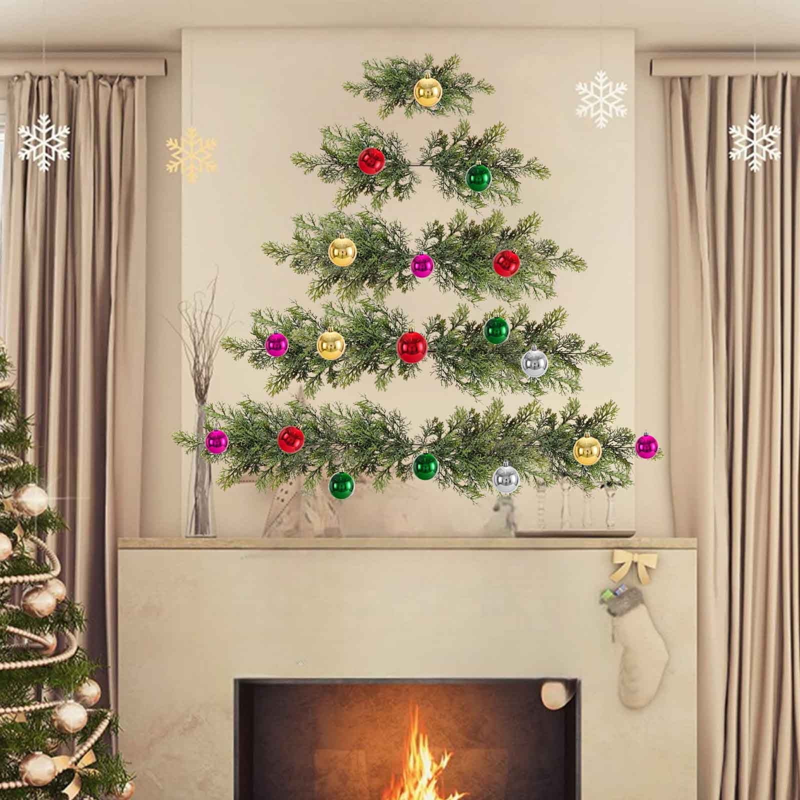 Bocqde Wall Mounted Christmas Tree Mini Christmas Tree Wall Pendant