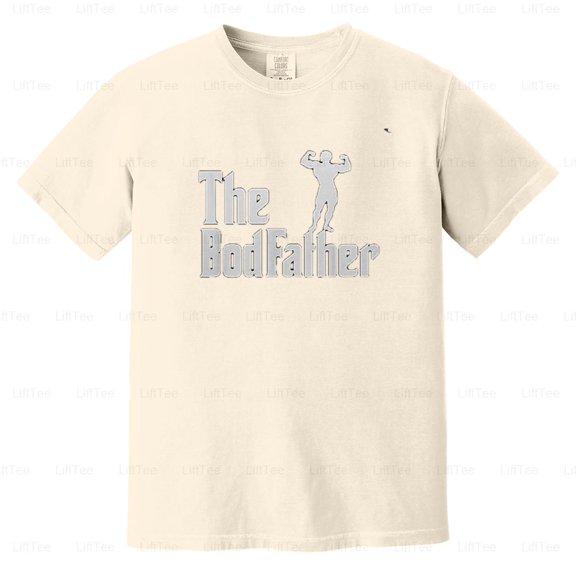 Bod Father Weightlifting Gym Fitness Dads Funny Workout Bodybuilder Humor Art Comfort Color T-Shirt Unisex, up to 4XL