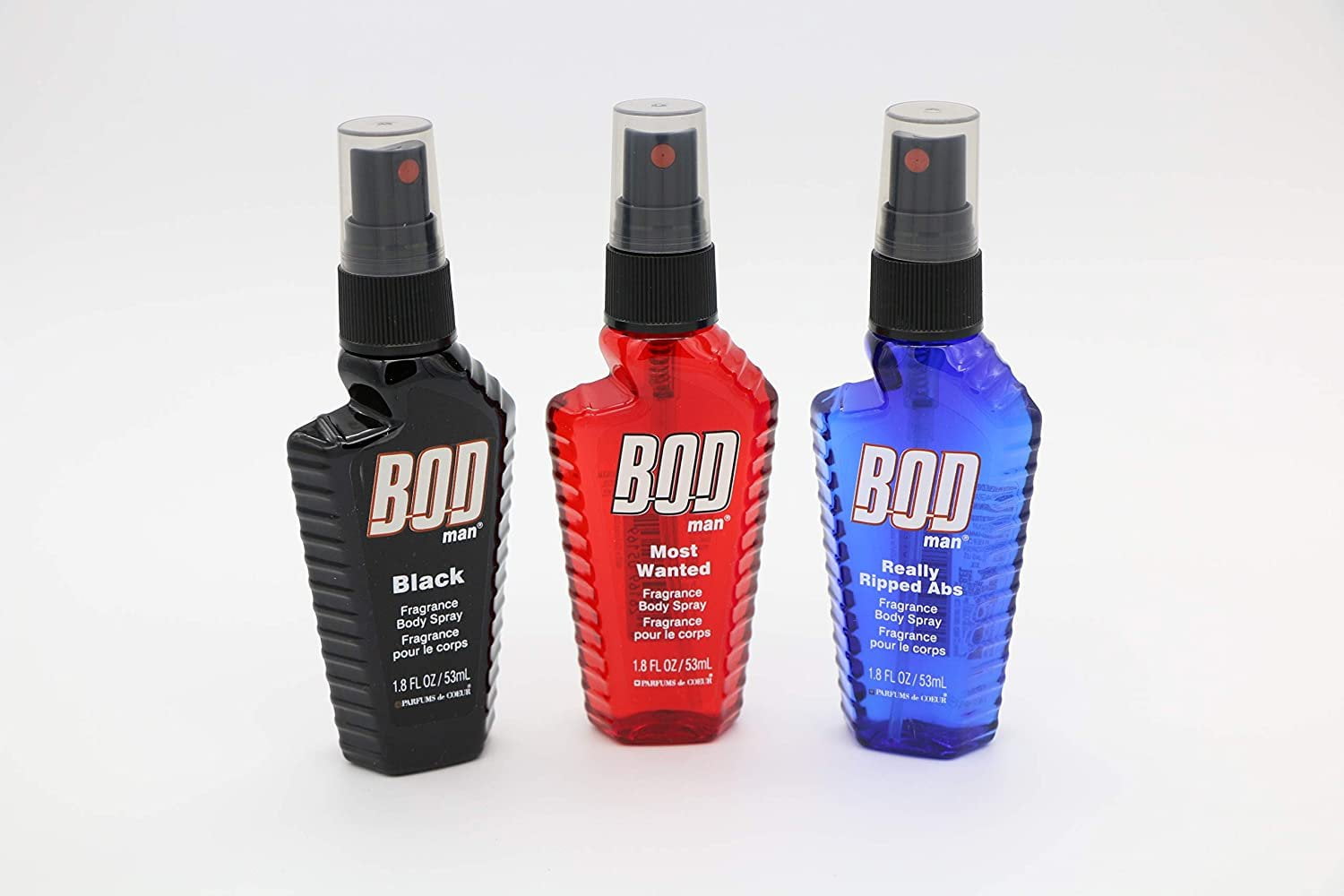Bod Man Black, Most Wanted & Really Ripped Abs Men's Fragrance Gift Set