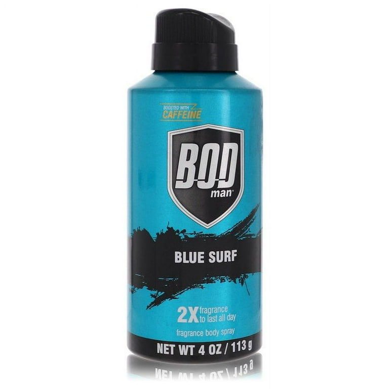 Bod Man Blue Surf Body spray By Parfums De Coeur - 4 oz Bod Man Blue Surf Body spray By Parfums De Coeur - 4 oz