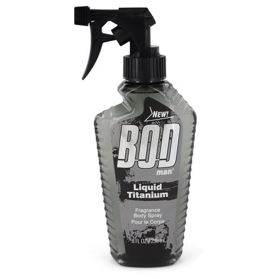 Bod Man Liquid Titanium by Parfums De Coeur Fragrance Body Spray 8 oz 3PACK