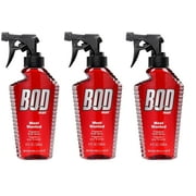 Bod Man Most Wanted by Parfums De Coeur Fragrance Body Spray 8 oz for Men Pack of 2