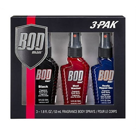 Bod Trio Gift Set, Black/Most Wanted/Abs, 3 pc