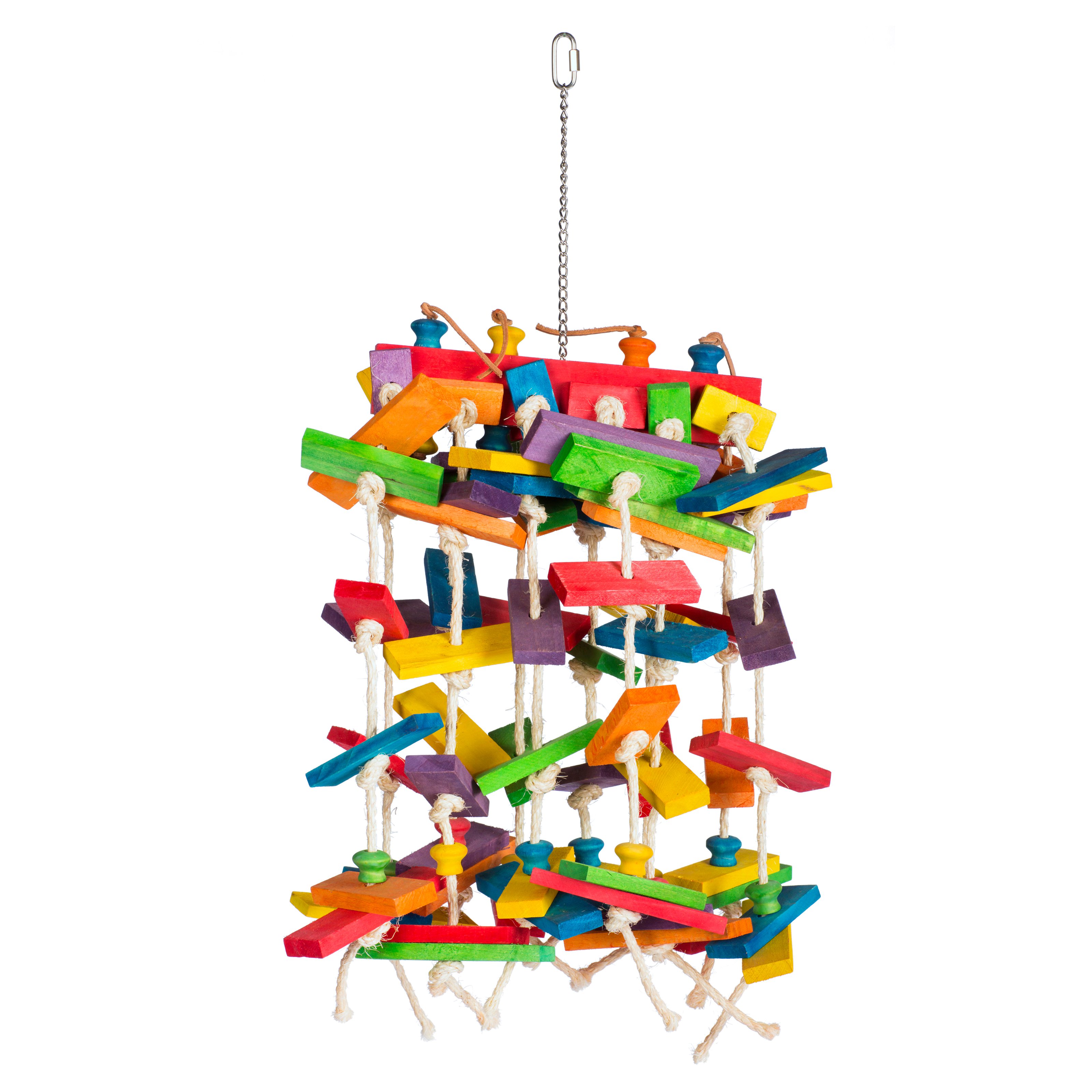 View of Bodacious Bites Waterfall Bird Toy, 60944 - Walmart.com