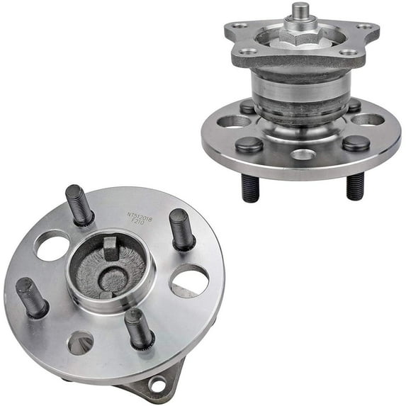 Bode-man Pair 4LUG Rear Wheel Hub & Bearing Assembly 4-LUG for 1993-2002 Toyota Corolla / 1998-2002 Chevrolet Prizm / 1993-1997 Geo Prizm