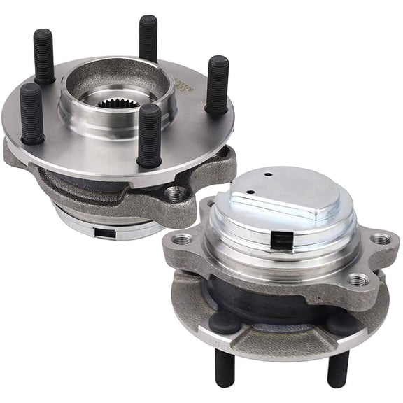 Bode-man Pair Front Wheel Hub and Bearing Assembly for Nissan 370Z RWD, Infiniti EX35, EX37, G35, G37, M37, Q40, Q50, Q70, QX70 Fits select: 2014-2017 INFINITI QX50, 2006-2010 INFINITI M35