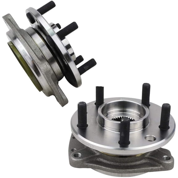 Bode-man Pair Front Wheel Hub and Bearing Assembly w/ABS for 1990-1996 Olds Cutlass Supreme/Pontiac Grand Prix/Buick Regal/Chevy Lumina - 1995-1999 Chevy Monte Carlo