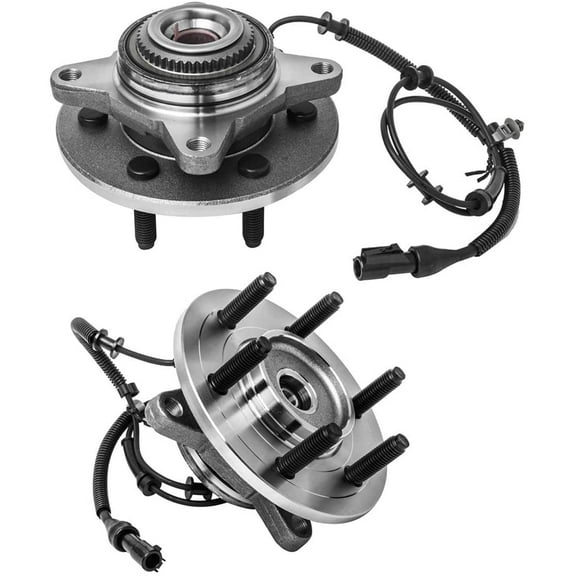 Bode-man Pair Front Wheel Hub & Bearing for 4WD 2005 2006 2007 2008 Ford F-150 Lincoln Mark LT