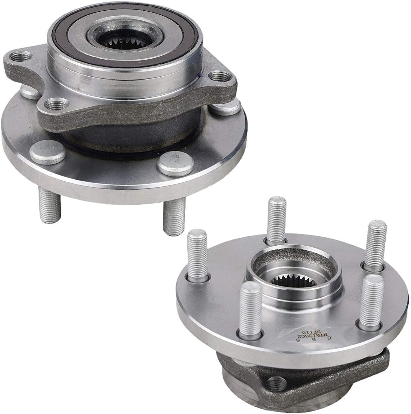 Front Wheel Bearings Pair Of Front Wheel Hub & Bearing Assemblies For Subaru Impreza, Legacy, Forester, Baja Front Hub Assembly - Foto 7