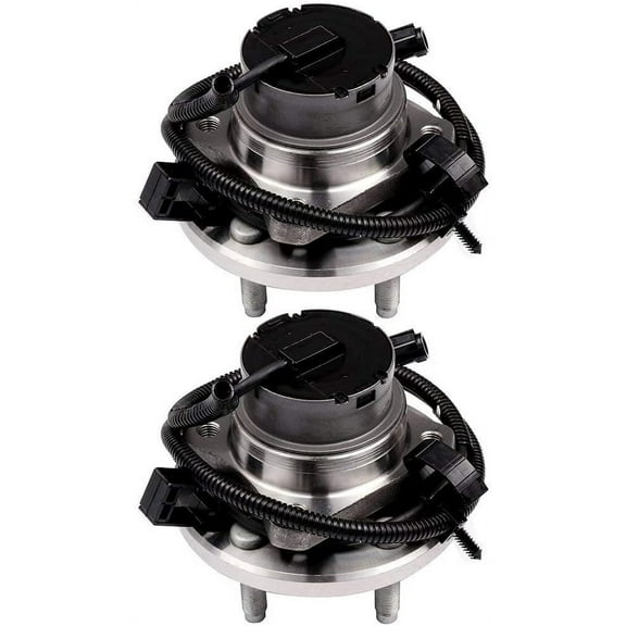 Bode-man Pair Front Wheel Hub and Bearing Assembly for Lincoln Town Car/Ford Crown Victoria/Mercury Marauder Grand Marquis - w/ABS