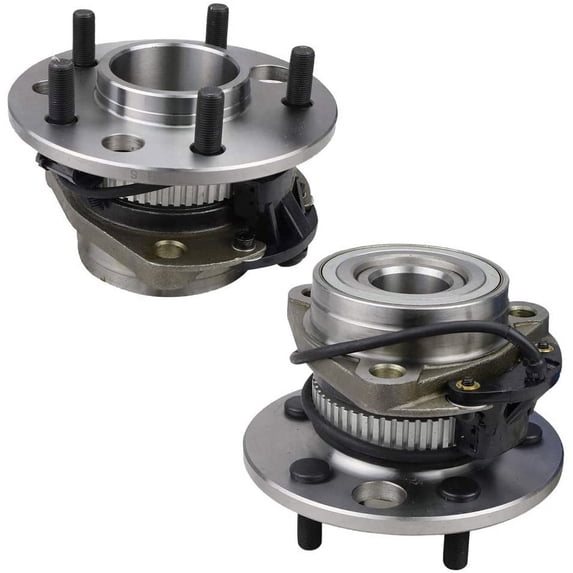 Bode-man Pair Front Wheel Hub and Bearing Assembly w/ABS for 1990-1994 GMC Safari & Chevy Astro - AWD Models