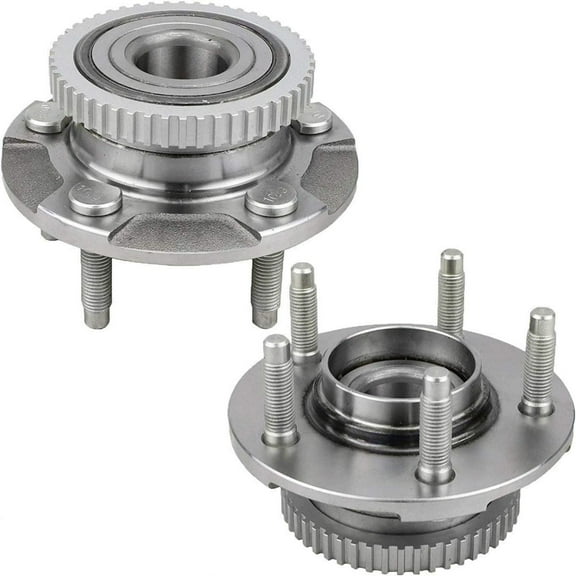 Bode-man Pair Front Wheel Hub and Bearing Assembly w/ABS for 1991-1997 Ford Thunderbird 93-98 Lincoln Mark VIII 91-97 Mercury Cougar RWD