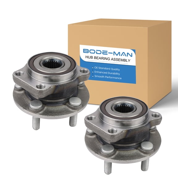 Bode-man Pair Front Wheel Hub and Bearing Assembly w/ABS for 2005-2014 Subaru Legacy AWD/ Outback All models