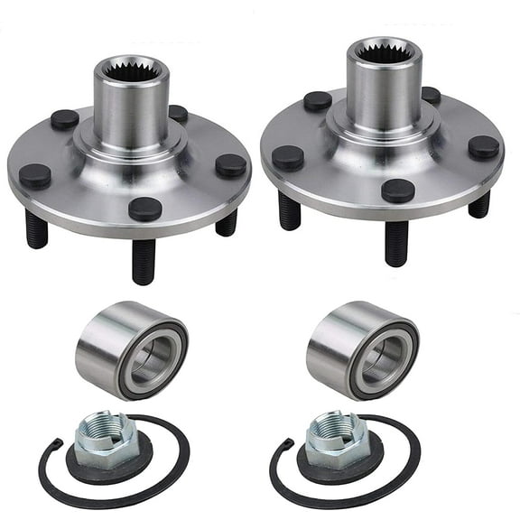 Bode-man Pair Front Wheel Hub and Bearing Repair Kit for 2010-2013 Ford Transit Connect