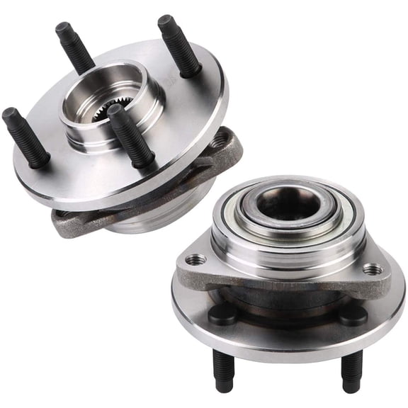 Bode-man Pair Non ABS 4 Lugs Front Wheel Hub Bearing Assembly for 2005-2010 Chevy Cobalt, 2003-2007 Saturn Ion, 2007-2009 Pontiac G5, 2005-2006 Pontiac Pursuit