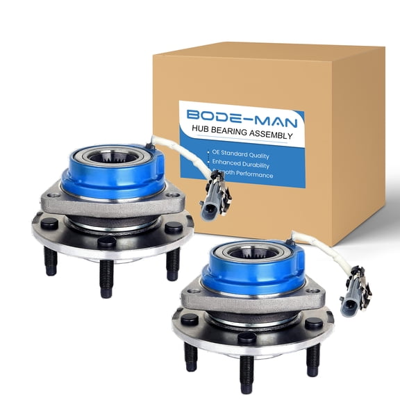 Bode-man Pair Rear Wheel Bearing and Hub Assembly w/ABS for 2000-2013 Chevy Impala 2000-2007 Monte Carlo 1997-2005 Buick Century Cadillac Deville 1997-2008 Pontiac Grand Prix - 2WD Models