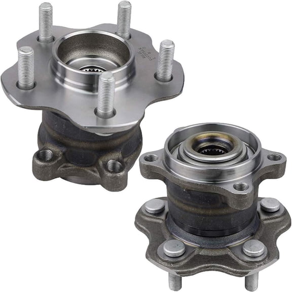 Bode-man Pair Rear Wheel Bearing and Hub Assembly for 08-13 Nissan Rogue & 11-16 Juke AWD Models