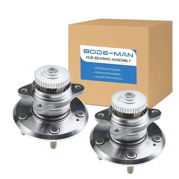 Bode-man Pair Rear Wheel Bearing and Hub Assembly for 2006-2011 Hyundai Azera/ 2007-2009 Kia Amanti/ 2007 Kia Rondo 5 Lugs w/ABS