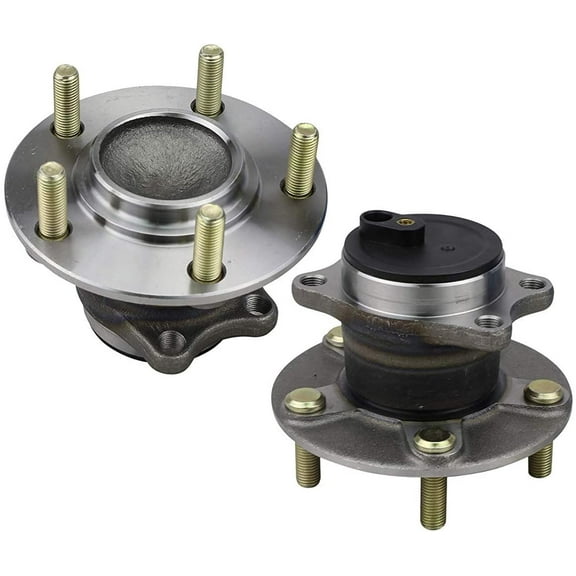 Bode-man Pair Rear Wheel Bearing and Hub Assembly for 2008-2016 Mitsubishi Lancer 2WD, 2008-2013 Mitsubishi Outlander 2.4L 2WD Models