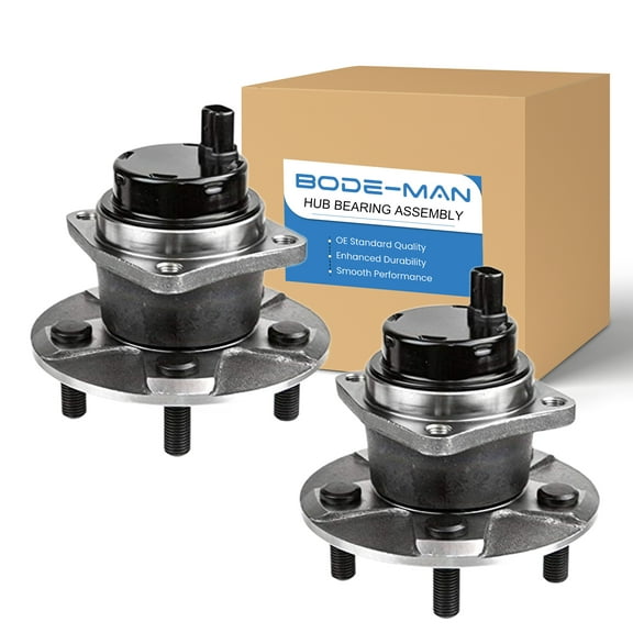 Bode-man Pair Rear Wheel Bearing and Hub Assembly w/ABS for 2003-2008 Vibe, Matrix, Corolla - 2WD Vehicles