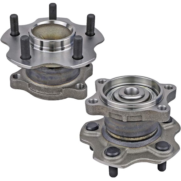 Bode-man Pair Rear Wheel Hub and Bearing Assembly for 2002-2006 Altima Non-ABS Models