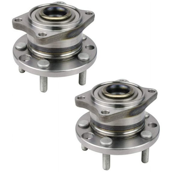 Bode-man Pair Rear Wheel Hub and Bearing Assembly for 2005-2010 Volvo S40, V50 - AWD ONLY
