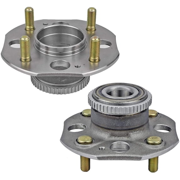 Bode-man Pair Rear Wheel Hub and Bearing Assembly w/ABS for 1995-1997 Honda Accord Coupe Sedan L4 2.2L