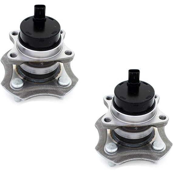 Bode-man Pair Rear Wheel Hub and Bearing Assembly w/ABS for 2000-2005 Toyota Echo, 2004-2006 Scion xA xB