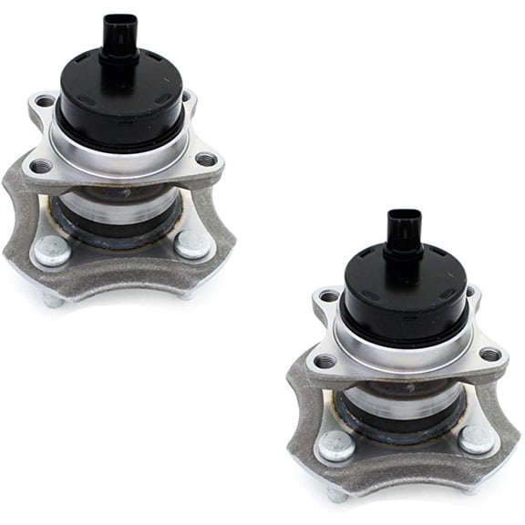 Bode-man Pair Rear Wheel Hub and Bearing Assembly w/ABS for 2000-2005 Toyota Echo, 2004-2006 Scion xA xB