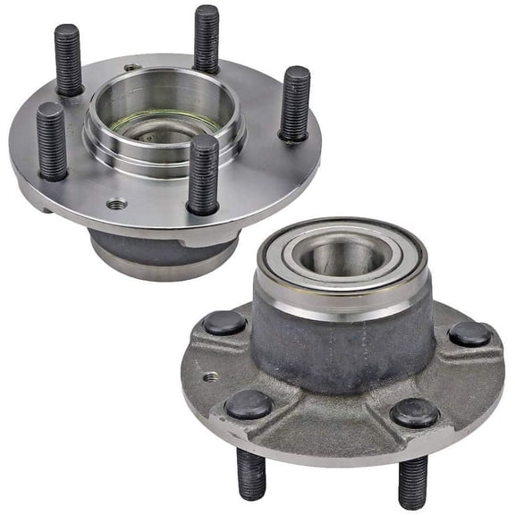 Bode-man Pair Rear Wheel Hub and Bearing Assembly w/o ABS for 1993-1997 Ford Probe, Mazda 626, MX-6