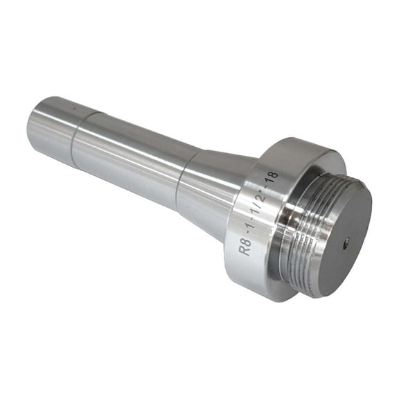 Bodee R8 Taper 1 1/2"-18 Threaded Mount Boring Head Shank