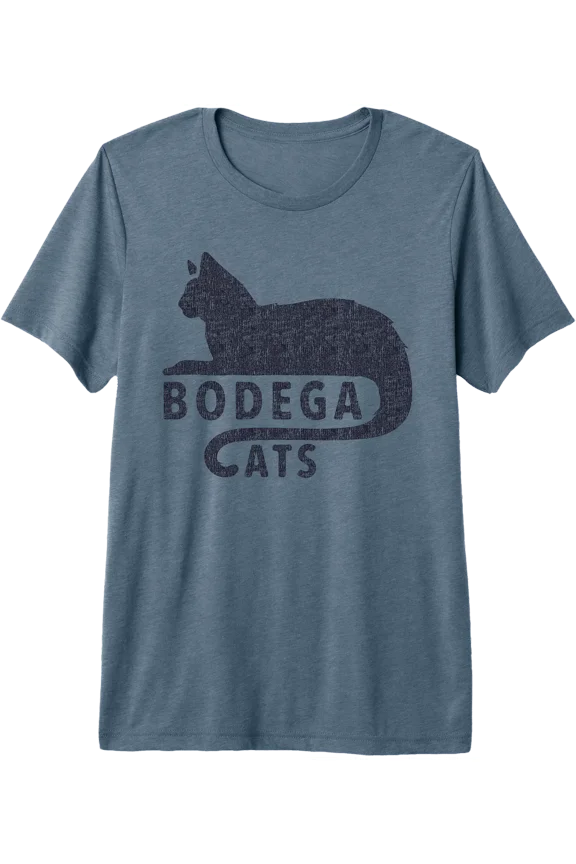 Bodega Cats Funny Black Cat Lover Premium Tri-Blend T-Shirt, Unisex T-Shirt