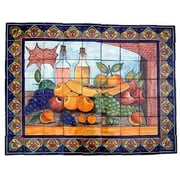Bodegon Clay Talavera Tile Mural