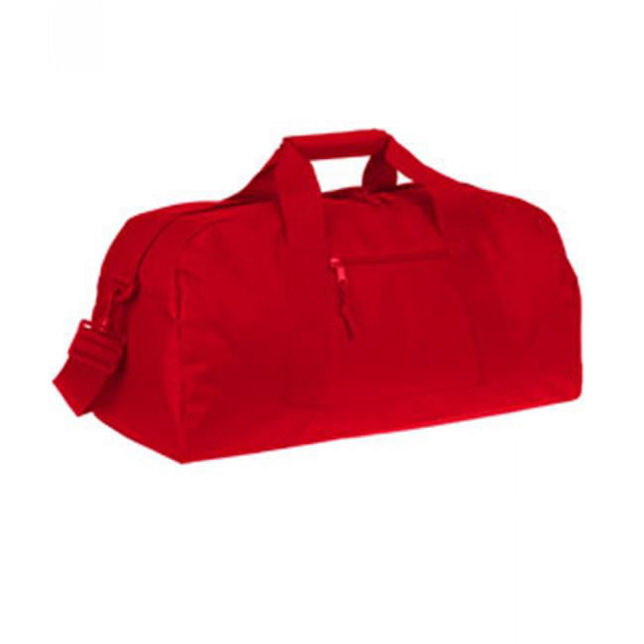 Bodek And Rhodes 60515320 8806 Large Square Duffel Bag Red