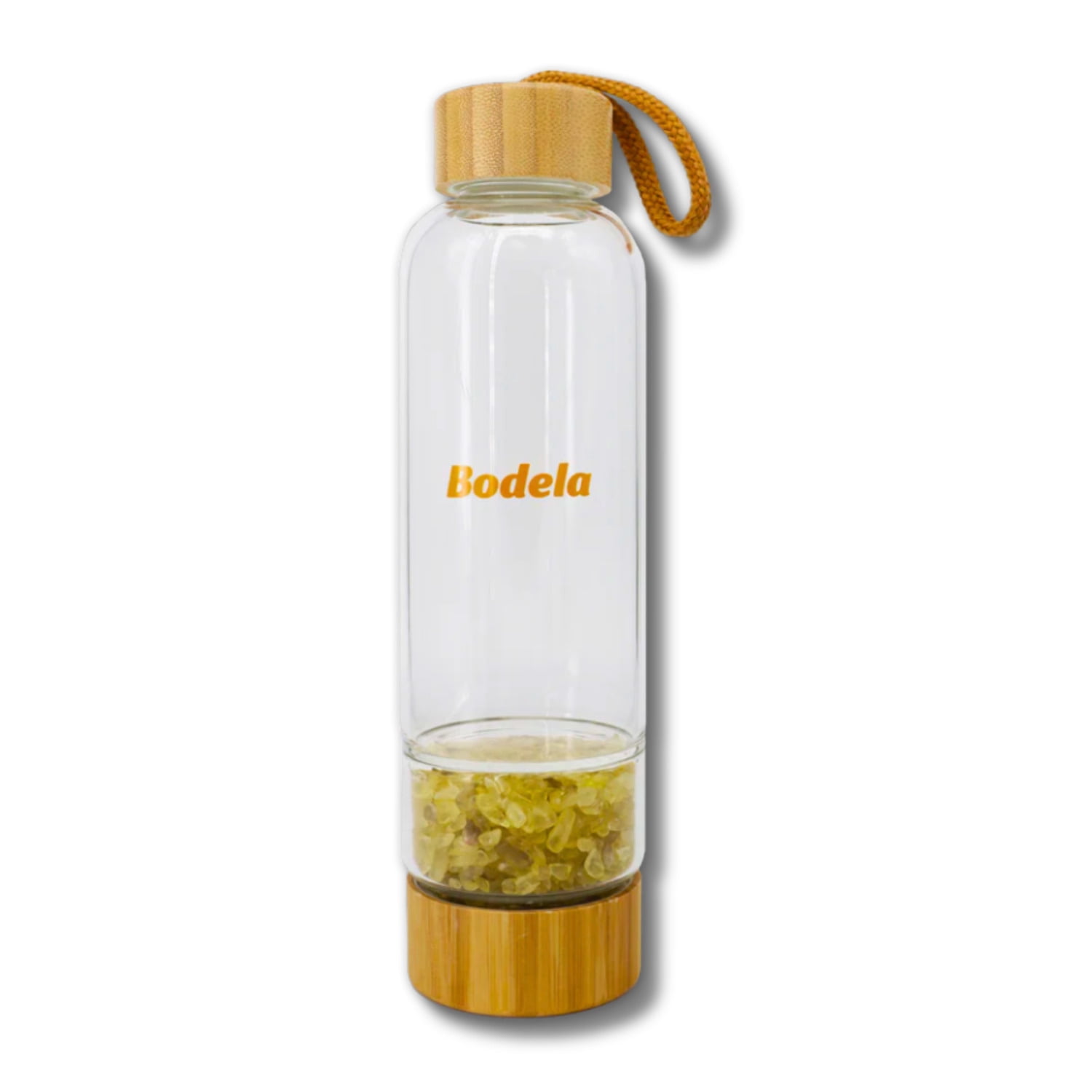 Citrine Glass Water Bottle
