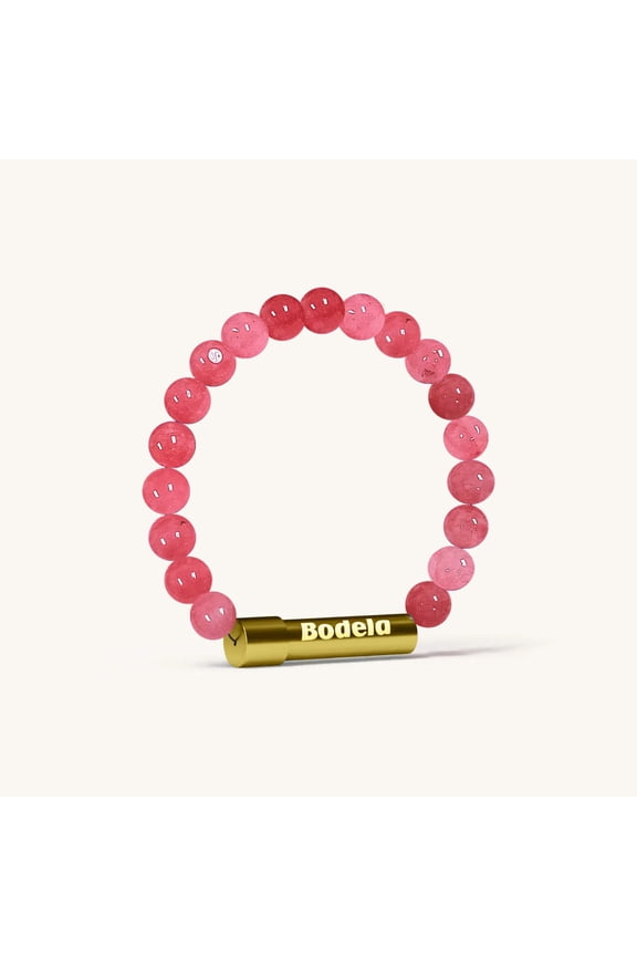 Pink Jade Wish Bracelet