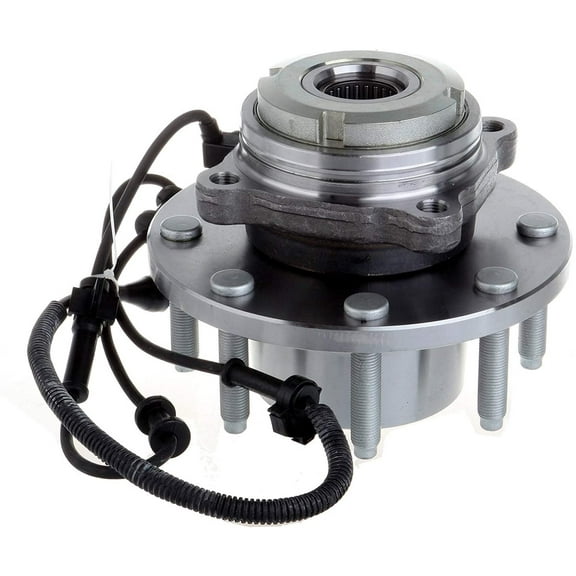 Bodeman Front Wheel Hub & Bearing Assembly LH RH Side for 2003-2004 Ford F-250 F-350 Super Duty/ 2002-2005 Ford Excursion - SRW; w/Fine Threads; 4WD; 8 LUG