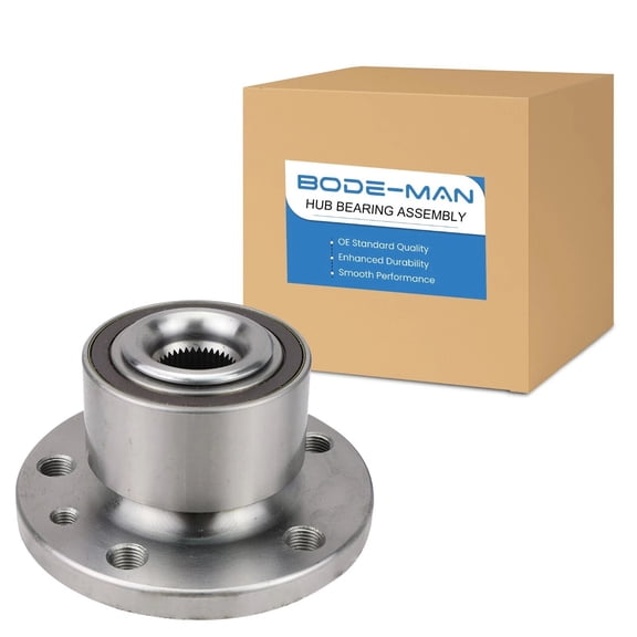 Bodeman Front Wheel Hub & Bearing Assembly for Volvo Models, V60 V70 S60 S80 XC70 XC60 Cross Country
