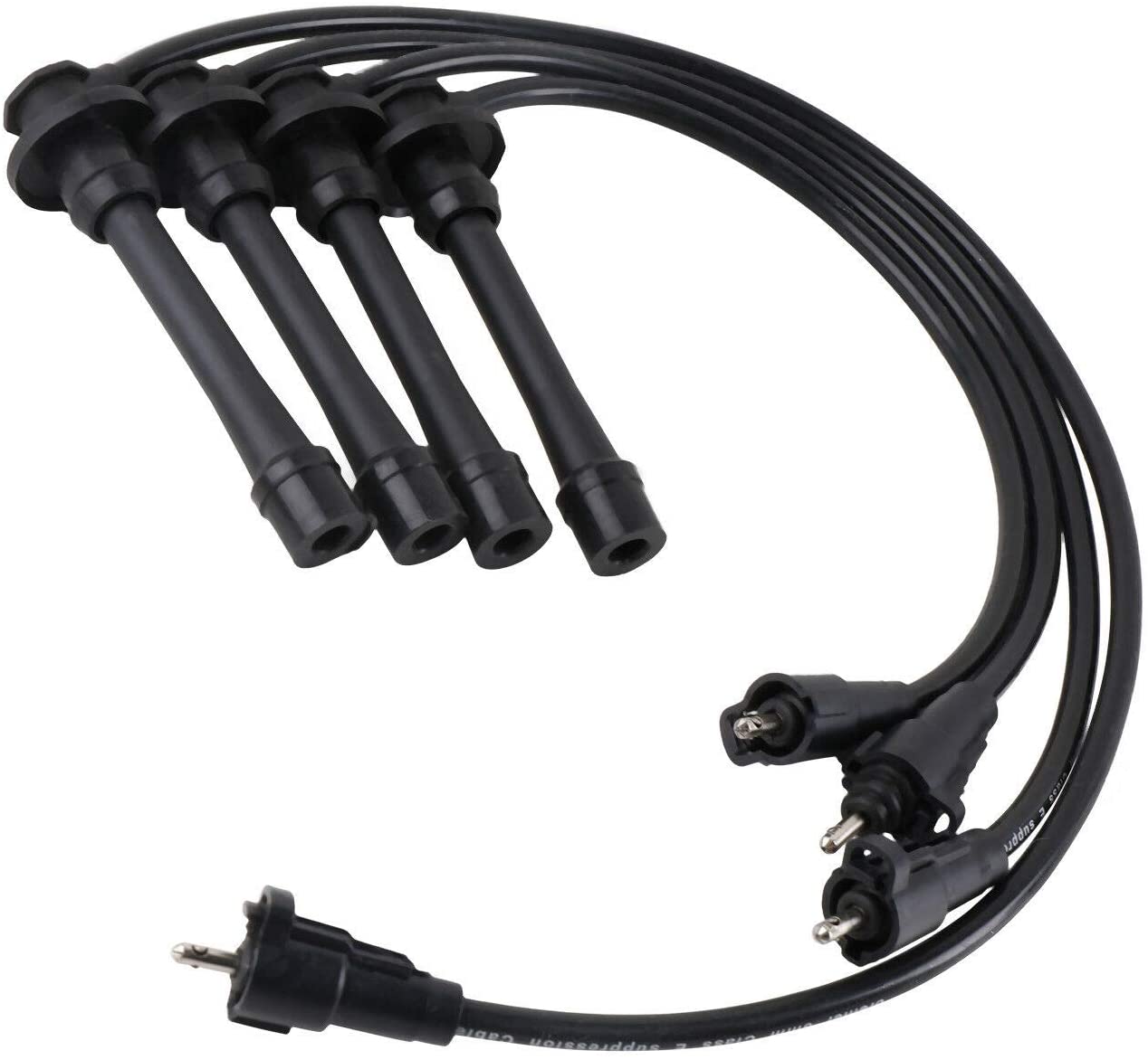 Bodeman Ignition Spark Plug Wires 5mm (4PC Set) for 19972000 Toyota