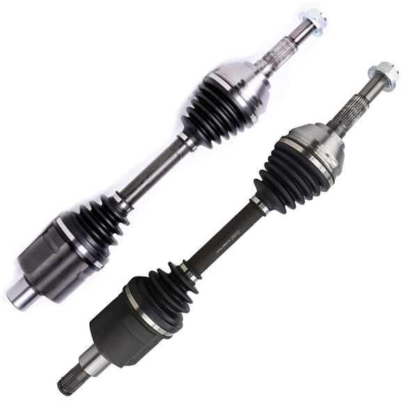Bodeman Pair 2 Front CV Axle Half Shaft Assembly for 1997-2005 Chevy Blazer, S10-4WD/AWD; ZR2 High Wide Option
